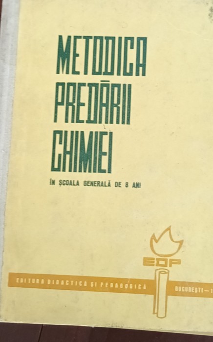 METODICA PREDARII CHIMIEI IN SCOALA GENERALA