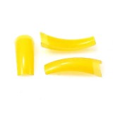Cumpara ieftin Tipsuri portocalii pentru manichiura French Inginails 100buc