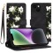Husa personalizata fete iPhone 14 Techsuit FlipCraft, negru
