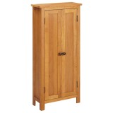 Cumpara ieftin Dulap de depozitare, 50x22x110 cm, lemn masiv de stejar