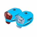 Set Lumini Bicicleta P2R Freyo - Albastru deschis Ultimate FactoryBikes