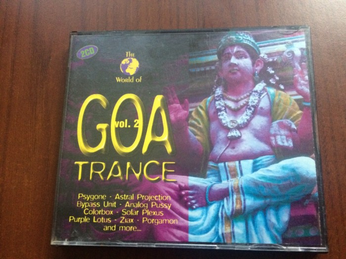 The World Of Goa Trance Vol 2 1999 2CD dublu disc compilatie muzica goatrance VG