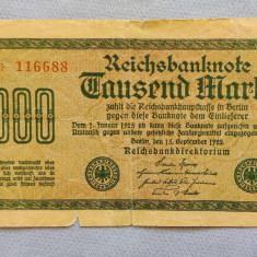 Germania - 1000 Mark / mărci (1922) Sc116688