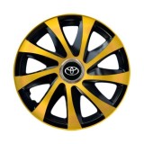 Set 4 capace roti Drift extra gold R14 Compatibil Cu Toyota