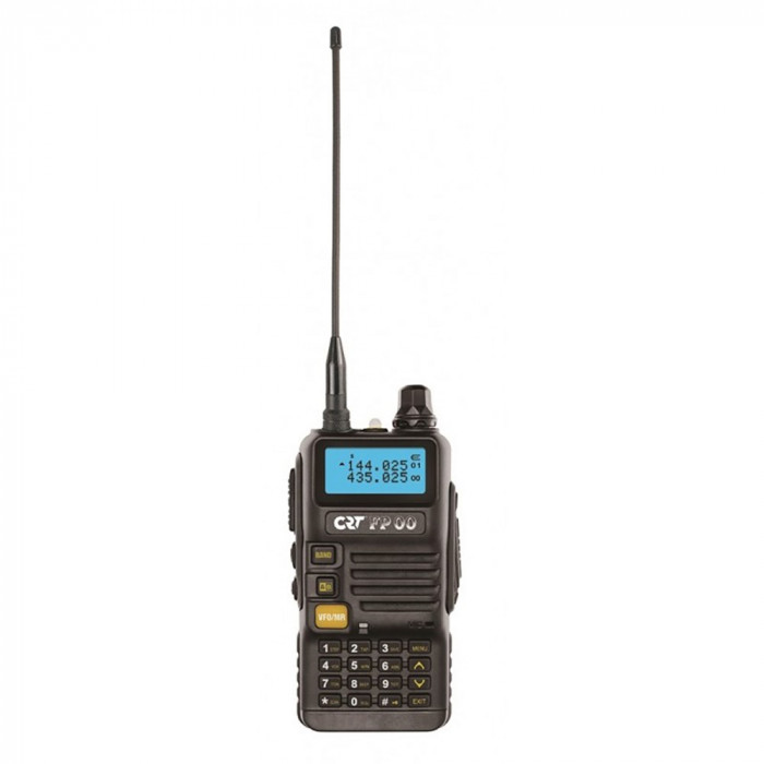 Resigilat : Statie radio VHF/UHF portabila CRT FP00 dual band 144-146 si 430-440 M