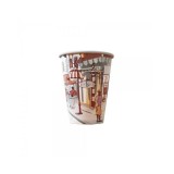 Pahar carton CITY 500 ml pentru apa sau suc set 50 buc