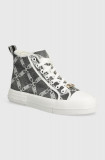 Cumpara ieftin MICHAEL Michael Kors tenisi Evy High Top femei, culoarea gri, 43F3EYFE1Y