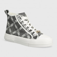 MICHAEL Michael Kors tenisi Evy High Top femei, culoarea gri, 43F3EYFE1Y