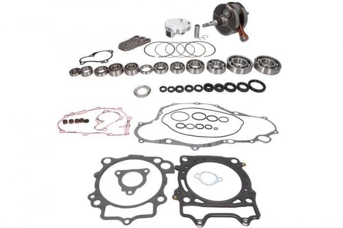 Engine repair kit. tłok STD (a set of gaskets with seals. crankshaft. gearbox bearing. piston. shaft bearing. water pump and shaft repair kit) YAMAHA