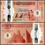 !!! NOU : LIBIA - 20 DINARI (2025) - P 87 - UNC / POLIMER // NU TRIMIT PRIN CURIER