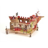 Figurina Papo - Set fort pirati carton+3 figurine, Jad