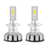 Kit Becuri Auto H1 LED CANBUS, F6, LED Headlight, Lentile ZES Generatia 2, 6000 lm, 50W, fara eroare de bec ars