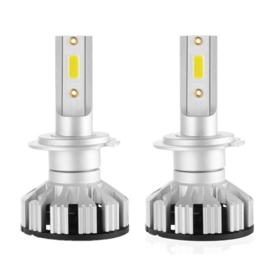 Kit Becuri Auto H1 LED CANBUS, F6, LED Headlight, Lentile ZES Generatia 2, 6000 lm, 50W, fara eroare de bec ars foto