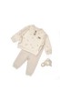 Set bluzita cu pantalon, Lamb, BabyCosy, 100%bumbac organic (Marime: 9-12 luni)
