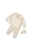 Cumpara ieftin Set bluzita cu pantalon, Lamb, BabyCosy, 100%bumbac organic (Marime: 18-24 Luni)