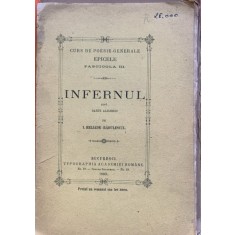 Infernul - I. Heliade Radulescu - curs de poezie - fascicula III