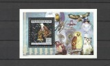 DR CONGO 2004 SCOUTING FAUNA PASARI DE PRADA SILVER FOIL, Nestampilat