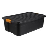 Cutie de depozitare rezistentă, 60L, Negru, CMCLASS