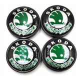 Set 4 capace Jante Aliaj Skoda 52/56mm