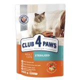 Club 4 Paws Premium Pisici Sterilizate, Hrana Uscata, Pui, 2 x 300g. Control Greutate, Sanatate Urinara, Omega 3 &amp; 6