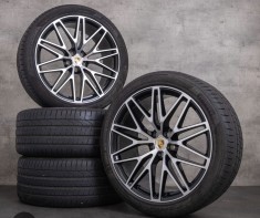Set jante originale Porsche Cayenne 2022 R22 + anvelope vară