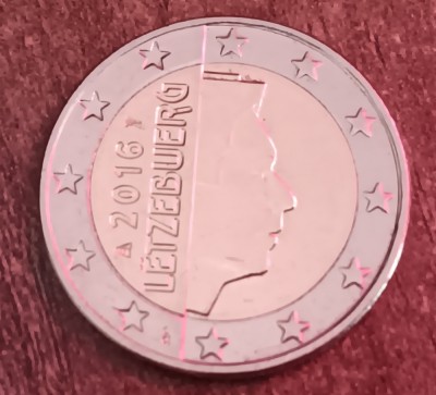 C50 - Moneda foarte veche - 2 euro - Luxemburg - 2016 foto