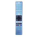 Telecomanda pentru Led Toshiba CT-8054 cu Netflix, alba cu functiile telecomenzii originale