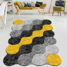 Chilai Home 286CHL4492, 120x160 cm, Fire catifea, Poliester, Gri foto