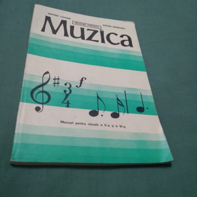 MANUAL MUZICA CLASA V-VI NICOLAE POPESCU 1986 foto