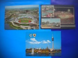 HOPCT LOT NR 494 STADION/STADIOANE IN GERMANIA -3 CARTI POSTALE-CIRCULATE