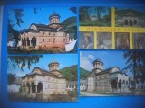 HOPCT LOT 3976 - 4 CARTI POSTALE-MANASTIREA COZIA -JUD- VALCEA-CIRCULATE, Circulata, Printata