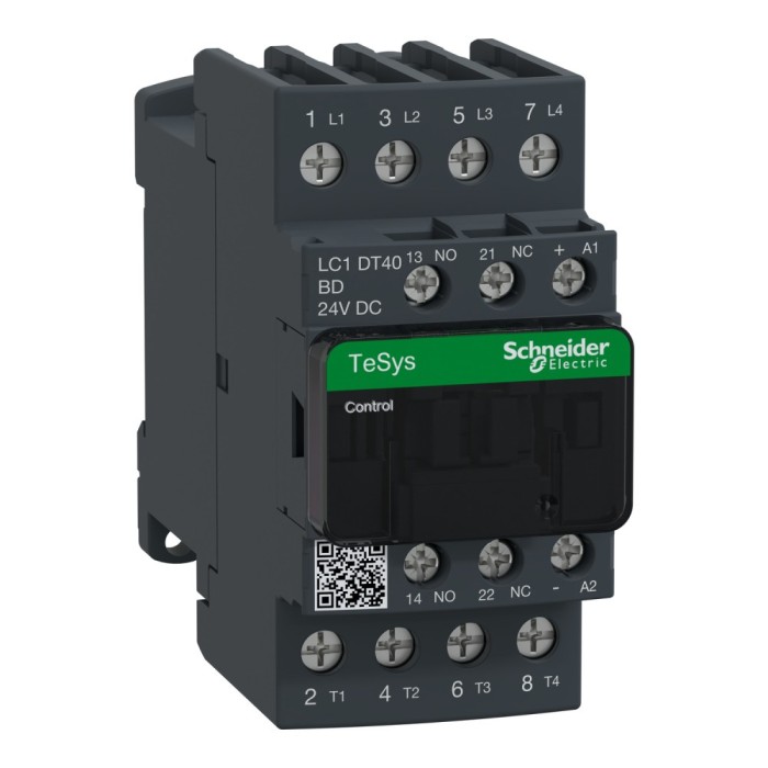 Contactor 40A 4P 4ND AC-1 24V TeSys Schneider LC1DT40BD