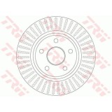 Set discuri frana fata TRW, Jeep Commander (Xk, Xh), 09.2005-12.2010, Grand Cherokee II (Wj, Wg), 09.1998-09.2005, Grand Cherokee III (Wh, Wk), 10.20