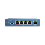 Switch 4 porturi PoE, 1 port uplink- HIKVISION DS-3E0105P-E-M
