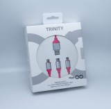 Cablu incarcare 3 in 1 - Trinity Lightning, Micro-USB si USB Type-C
