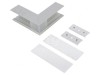 Conector 270&deg; Aluminiu Argintiu VARIO30-02