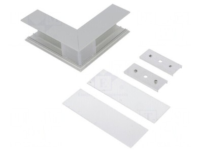 Conector 270&amp;deg; Aluminiu Argintiu VARIO30-02 foto