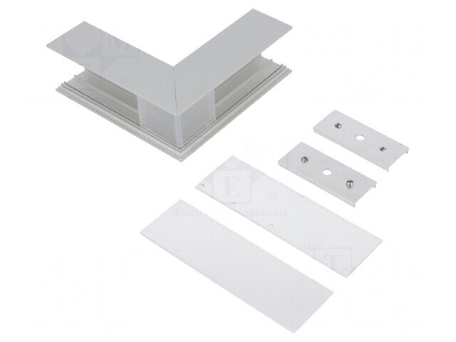 Conector 270&deg; Aluminiu Argintiu VARIO30-02