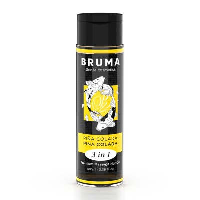 BRUMA &amp;ndash; Ulei de Masaj Premium cu Efect de &amp;Icirc;ncălzire Pina Colada 3 &amp;icirc;n 1 &amp;ndash; 100 ml foto