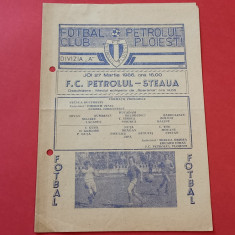 Program meci fotbal PETROLUL PLOIESTI - STEAUA BUCURESTI (27.03.1986)