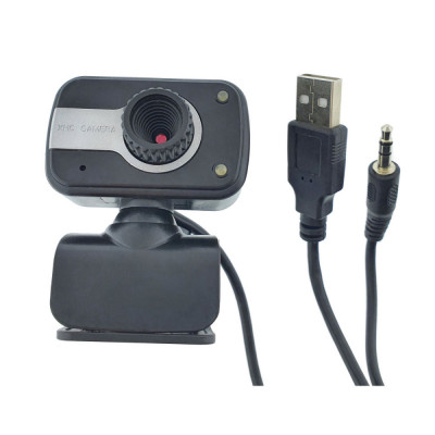 Camera Web cu microfon, 480P, My Web XHC B7, rotire 360 , conectori USB si jack 3.5mm, nightvision, lungime cablu 140 cm foto