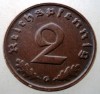 2.806 GERMANIA 2 REICHSPFENNIG 1938 G, Europa, Bronz