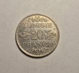 Tunisia 20 Francs Franci 1935 UNC