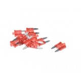 Set 10 sigurante electrice mini cu led 10A