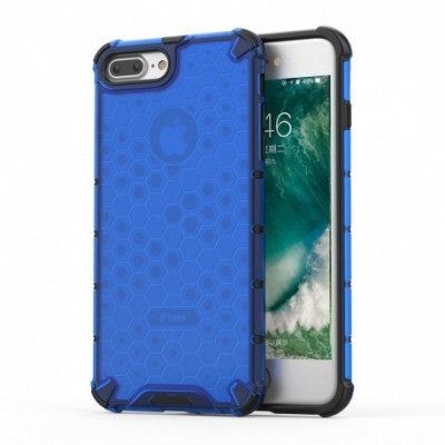 Husa APPLE iPhone 7 Plus \ 8 Plus - Gel TPU Honeycomb Armor (Albastru) foto