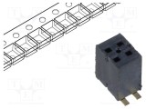 Conector şiruri pini tată 4 PIN 1,27mm aurit SMT SAMTEC