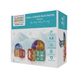 Set magnetic de constuit Dome pastel 34 piese, Cleverclixx