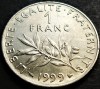 Moneda 1 FRANC - FRANTA, anul 1999 * cod 1744, Europa