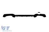 Difuzor tip M Competition potrivit pentru bara spate M Technik pe BMW Seria 3 G20 sedan, G21 touring 340i dupa 2019 -oo--oo-, lac negru Performance Au