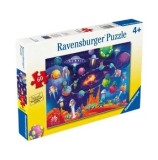 Puzzle Ravensburger - Monstri in spatiu, 60 piese